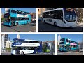 A variety of Buses and Coaches at Leeds City Bus Station 25/3/2022