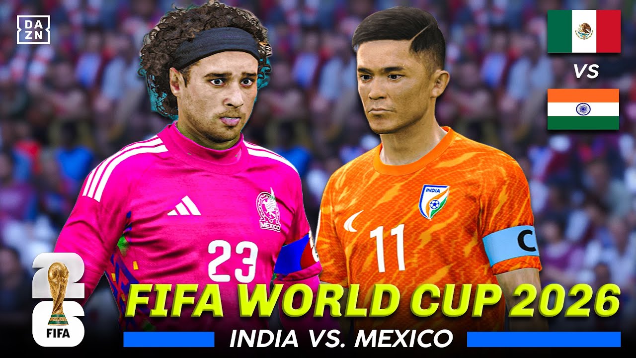 ⚡India vs. Mexico : Chhetri vs Guillermo Ochoa - FIFA World Cup 2026 🔥 | 