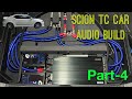 Part4 scion tc car audio build amplifier battery bank and cooling fans