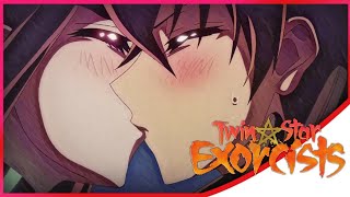 Rokuro X Benio Kiss Scene Twin Star Exocrists Sosei no Onmyoji English Sub