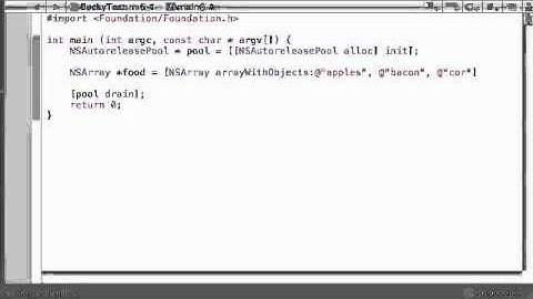 Objective C Programming Tutorial   57   Introduction to Arrays