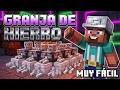 🔥 La Granja de Hierro MÁS FÁCIL de Minecraft ⚙️ Tutorial Completo