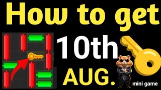 Key 22! 10 August How to Solve Mini Game PUZZLE in Hamster Kombat (100% SOLVED!) screenshot 5