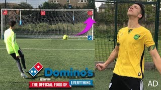 THE DOMINO'S FOOTBALL CHALLENGE!!! with TheBurntChip