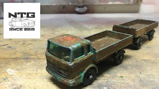 Matchbox Mercedes Truck & Trailer N.01 & 02 - Custom Restoration