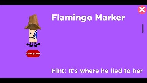 How to Get Flamingo Marker in Find The Markers