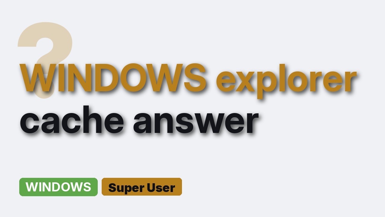Windows 10 keeps loading thumbnails like if cache doesn't work - YouTube