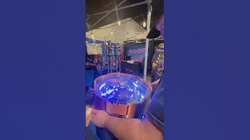 "Play Atom" tabletop pinball machine at Pinball Expo 2025