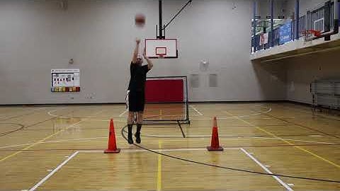 Reverse Pivot Jab Step One Dribble Jump Shot Bounce Back Basketball Shooting Drill
