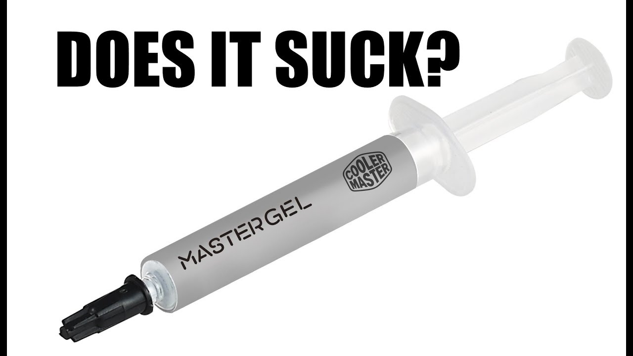 Cooler Master Mastergel Thermal Paste/Compound Review with results - YouTube