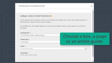 Add a Library Subject Guide to Your  Canvas Course