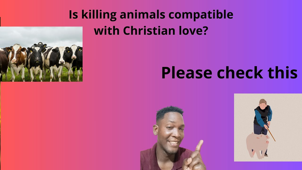 Is killing animals compatible with Christian love?