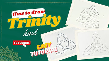The Triquetra compilation video| How to draw the Celtic knot
