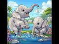 Digital art 🐘❤️#digitalinfluencer #youtube #animals#animallover #illustratortutorial#digitaldrawing