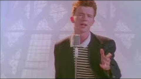 I rick roll myself but it