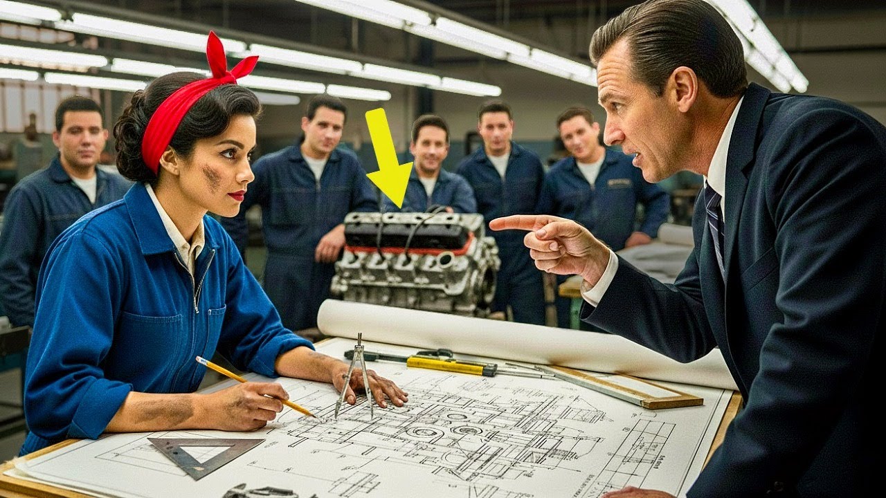 “¡NO ERES CAPAZ!” — dijo el director… pero la obrera diseñó el proyecto que salvó la fábrica.