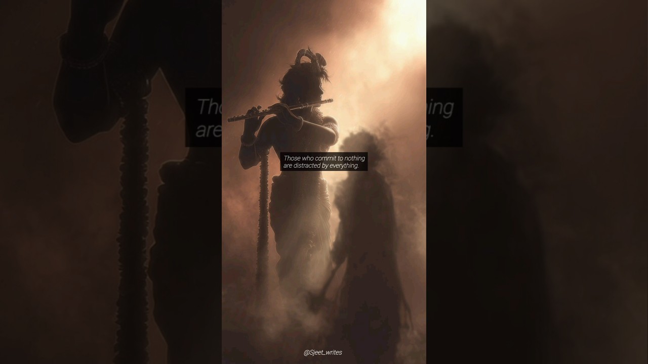 Commitment is everything. 