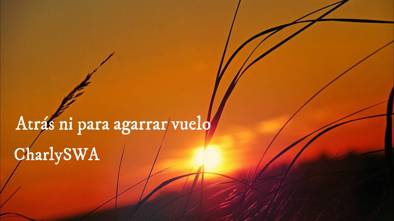 Atrás ni para agarrar vuelo | CharlySWA | - YouTube