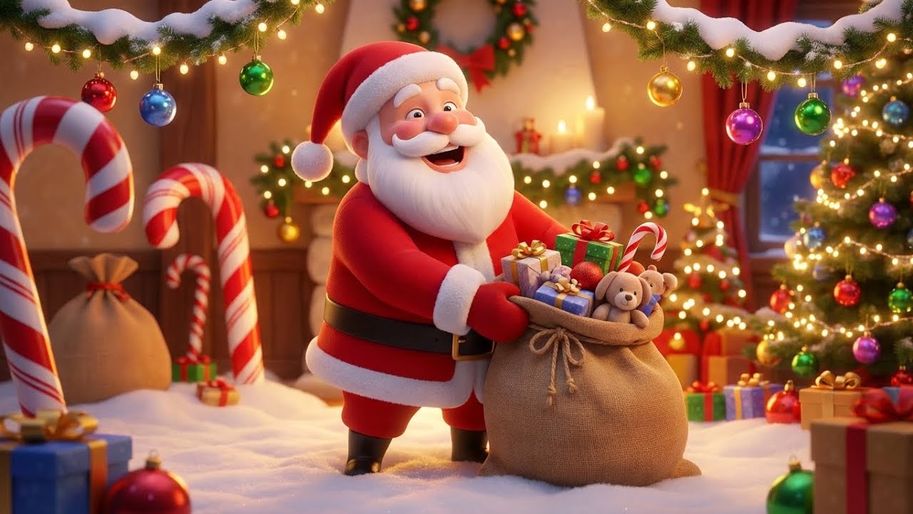 Santa Claus Fun and Songs 🎅🎵 | Nursery Rhymes in English 