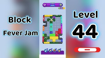 Block Fever Jam Level 44 Walkthrough 🎮 | Puzzle Solution & Tips | SolutionGuruji