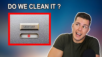 Flight Attendant CLEANING TOILETS