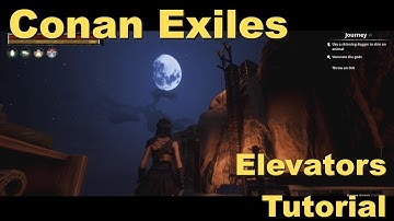 Conan Exiles | How to Build Elevators Tutorial and Tips for Stairs