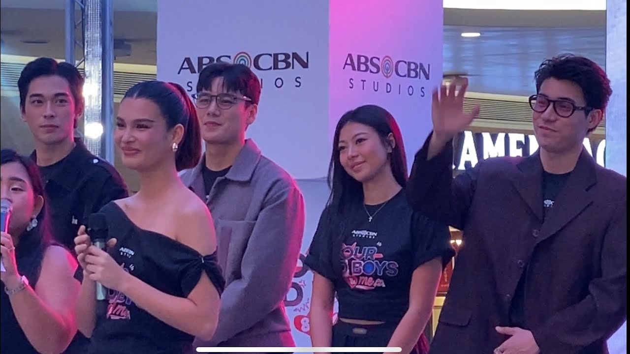 ANJI BRENT RIVER HARVEY AC DUSTIN - POSTER REVEAL THE FOUR BAD BOYS AND ME LIVE AT GATEWAY MALL 2