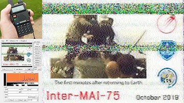 Another SSTV image received from the International Space Station