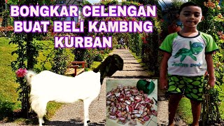 MAS ILHAM BONGKAR CELENGAN UNTUK BELI KAMBING QURBAN