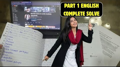 Complete Solved PAPER of Part 1 LLB English Punjab University of Lahore