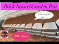 Brick flower bed idea/# Easy flower bed/ No Cement,Glue or Adhesive/Easy.. easy.. easy