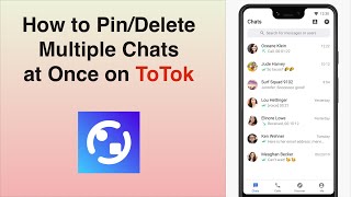 ToTok: How to Pin or Delete Multiple Chats at Once on ToTok Free Video Call App screenshot 1