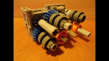 Lego Technic 8-speed Sequential Gearbox Instructions