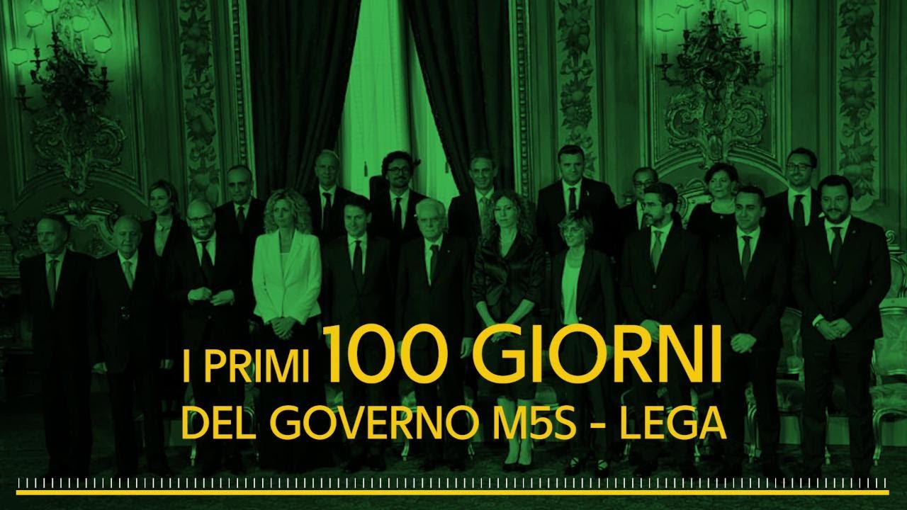 M5s-Lega, i primi 100 giorni del governo 'gialloverde'