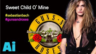 Sebastian Bach  Sweet Child O Mine (feat. Axl Rose) #gnr #axlrose #aicover #gunsandroses #skidrow