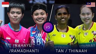 Tan/Thinaah(MYS) vs Rahayu/Ramadhanti(INA) Badminton Match Highlight | Revisit Indonesia Master 2022