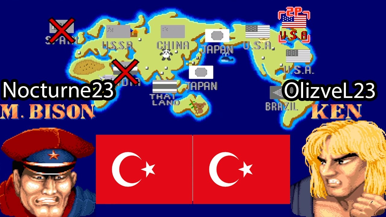 Street Fighter II: Champion Edition - Nocturne23 VS OlizveL23