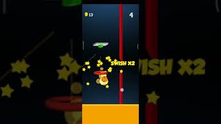 Flick the Basketball Mobile App Game - iPhone, iPad IOS & Android Flappy Bird Style Video Gameplay screenshot 2