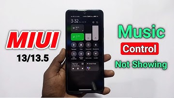 How To Enable MIUI 13.5 Control Center With Music Player ? |  Music Player Not Showing ! | Dot SM