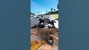 Bike racing in VR with leaning motion controls is fun #ride5 #vr #uevr