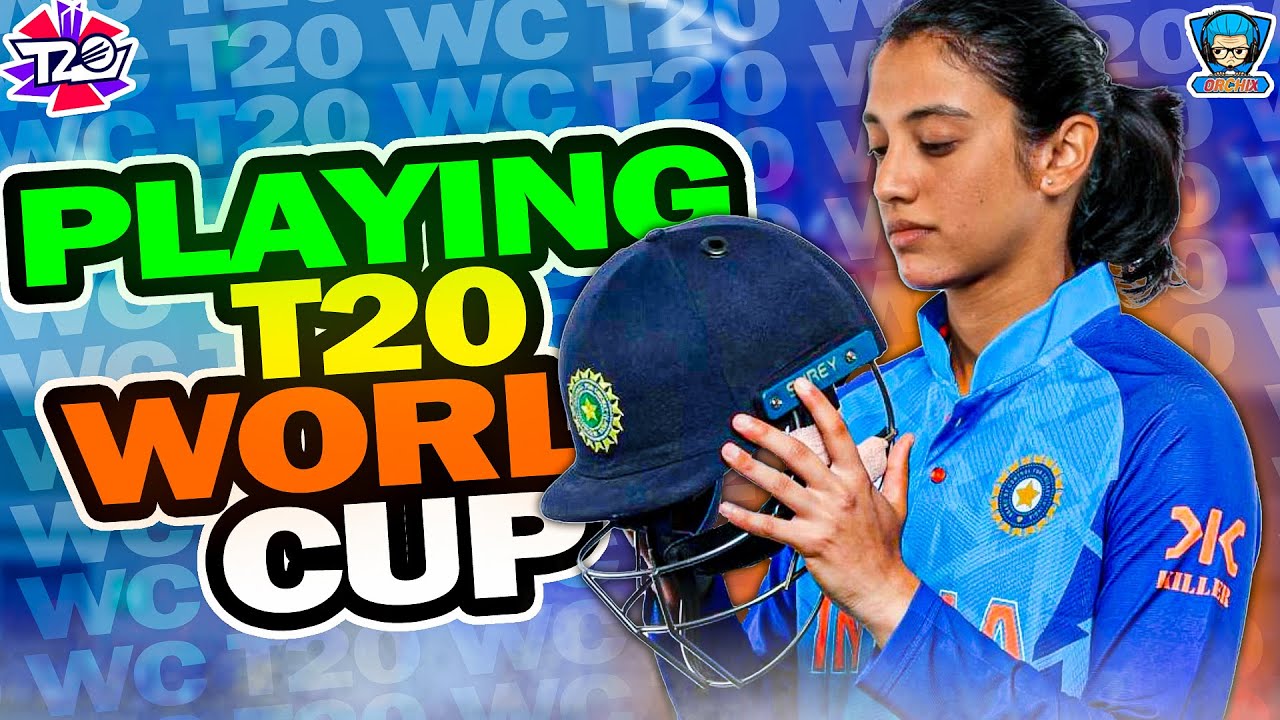 Playing Womans T20 WorldCup as Smriti Mandhana - Cricket 22