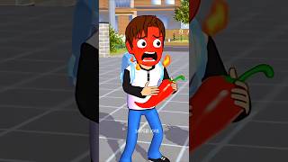 Chili Challenge: Yuta Mio's Spicy #shorts #sakuraschoolsimulator