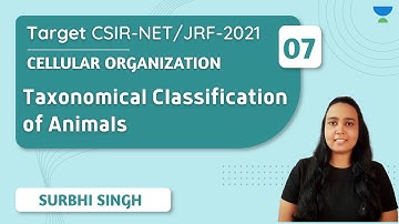 11:30 AM - Target NET/JRF 2021 | Life Sciences by Surbhi Singh | Animal Diversity