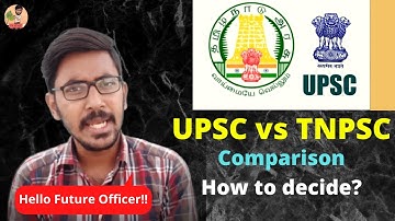 UPSC vs TNPSC | Decide your capacity | Comparison | For Energetic Exam Aspirants | UV Style | Tamil