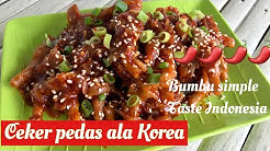 Ceker Pedas ala Korea | Indonesian Taste || Lumerrr Pedes nyaa ðŸŒ¶ðŸŒ¶ - Durasi: 6.37. 