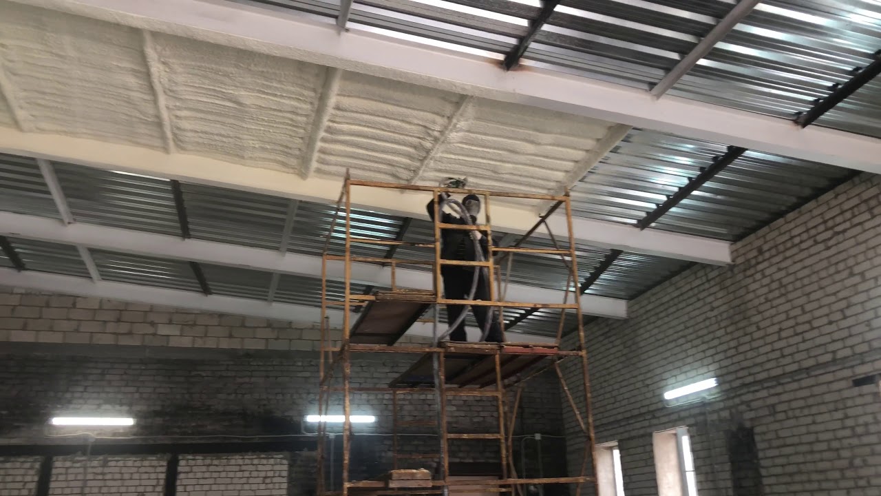 Утепление кровли цеха пенополиуретаном ППУ в САМАРЕ, ТОЛЬЯТТИ ...