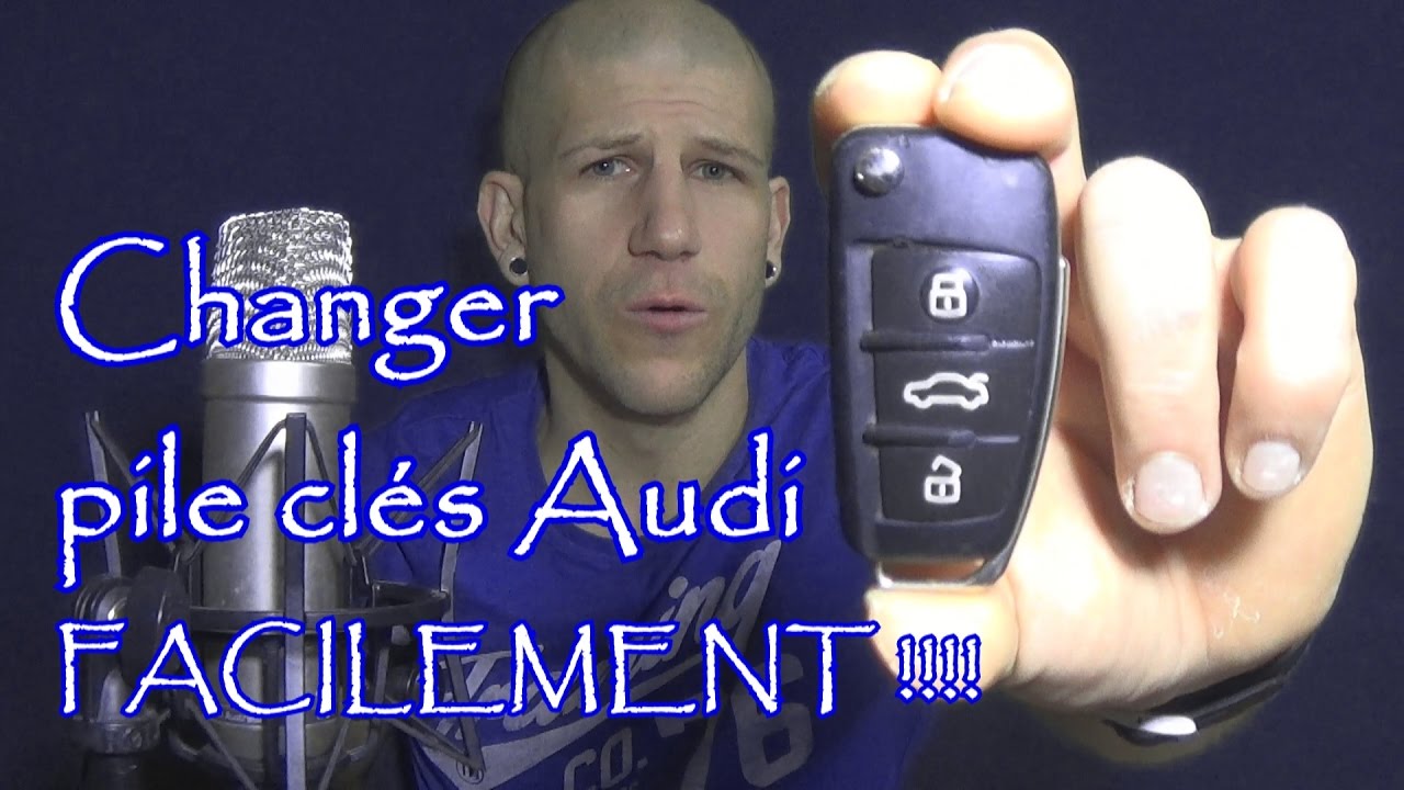 Tuto: Comment changer pile clés Audi, FACILEMENT et TRES RAPIDEMENT ! 