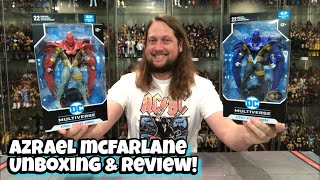 Azrael Regular & Platinum Edition DC McFarlane Unboxing & Review!