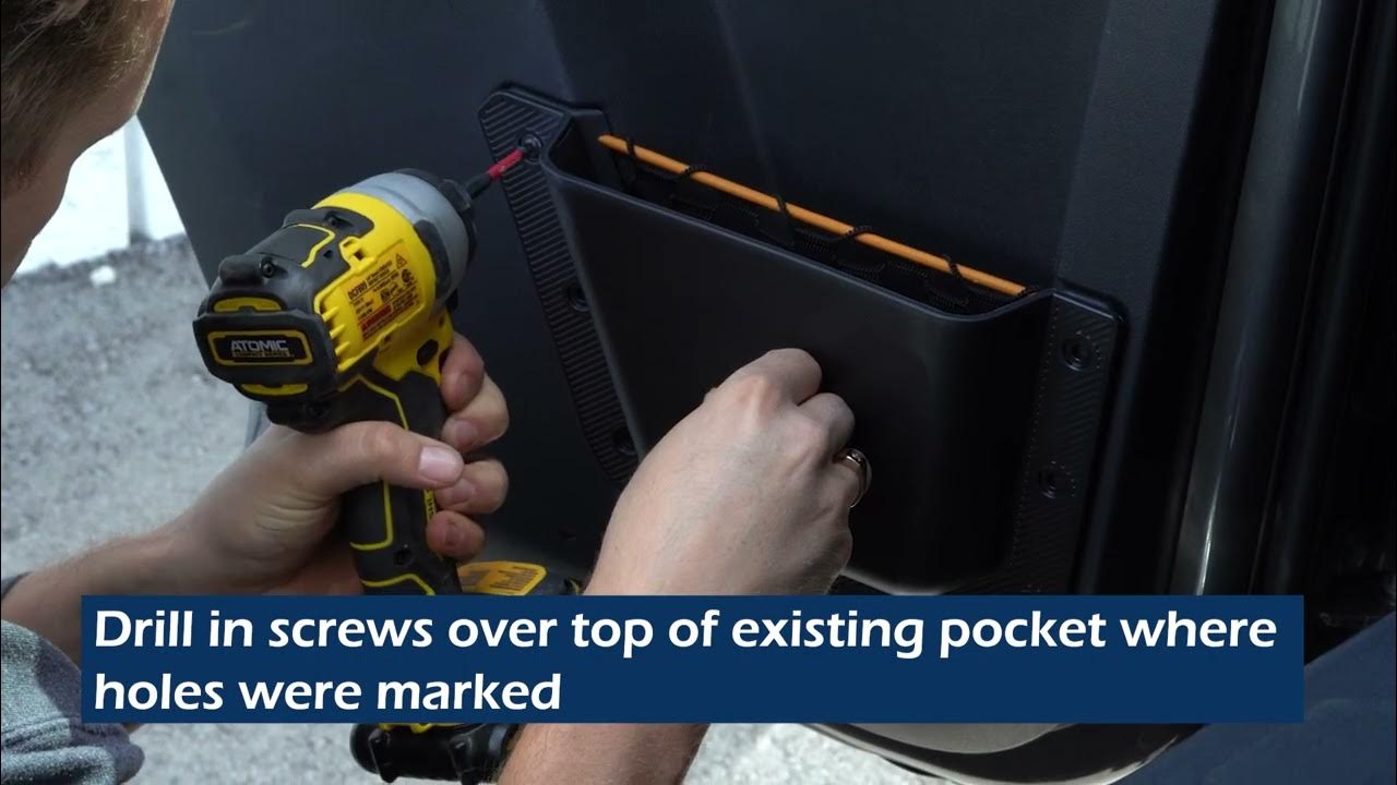 2021 Bronco® Rear Door Pocket Install // Ikonic Badges How To YouTube