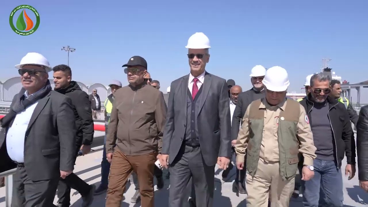 السواد يشرف على تنفيذ انبوب نقل الغاز الجاف من خور الزبير لتامين وصول الغاز إلى محطات توليد الطاقة